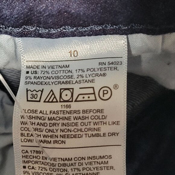 Old Navy Rockstar Super Skinny Ankle Jeans Womens Size 10 Mid Rise Dark Wash - Picture 5 of 5